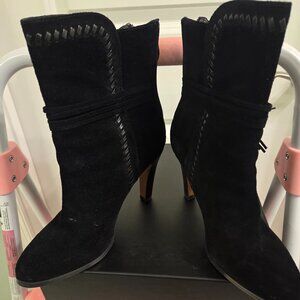 Suede Coach Boots Size 8.5